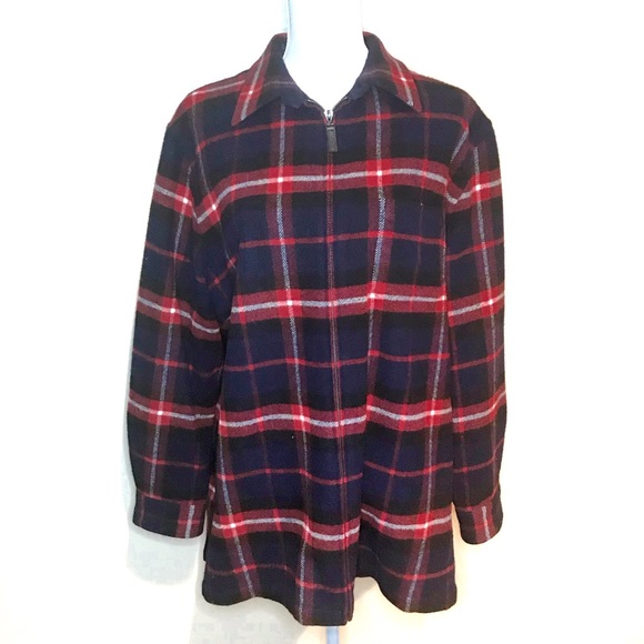 Lauren Ralph Lauren Jackets & Blazers - Ralph Lauren plaid wool zip up jacket